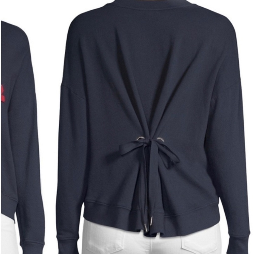 NWT $228 Joie 💕 Lenexa Sweatshirt Nautical Sail Away Yacht Casual Top Crewneck - Picture 5 of 12